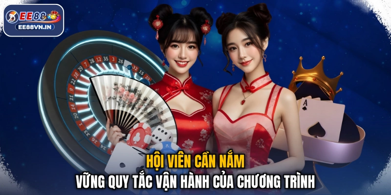 Hội viên cần nắm vững quy tắc vận hành của chương trình