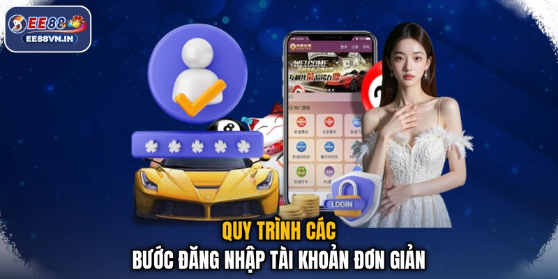 Quy trình các bước đăng nhập tài khoản đơn giản